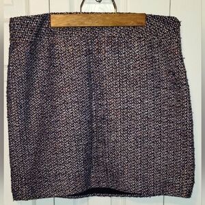 LOFT Pink tweed mini skirt size 12P